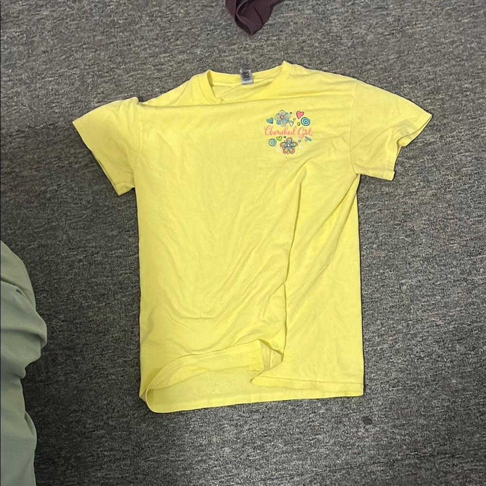 Yellow Graphic Kids T-Shirt
